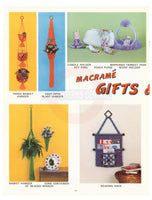 Macramé Gifts & Goodies - 45 vintage macrame patterns Instant Download PDF 32 pages
