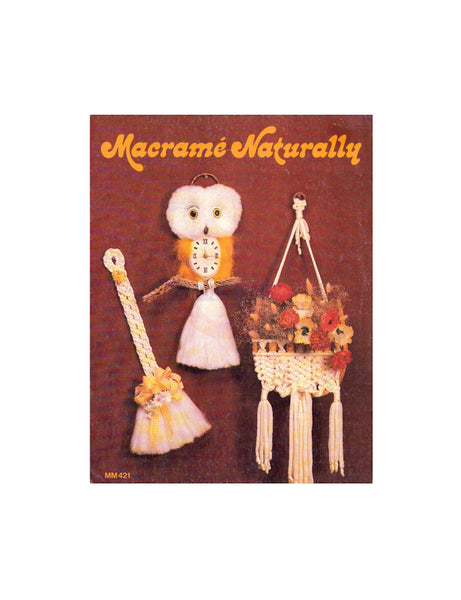 Macramé Naturally - Macrame Patterns Instant Download PDF 24 pages