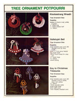 Macrame Ornament Potpourri - Vintage Macrame Holiday Projects Instant Download PDF 24 pages