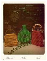 Macrame Purse Time - Macrame Purse Patterns Instant Download PDF 24 pages