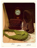 Macrame Purse Time - Macrame Purse Patterns Instant Download PDF 24 pages