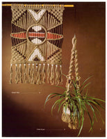 Macramé Weaving - Vintage Macrame and Weaving Patterns Instant Download PDF 24 pages