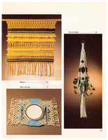 Macramé Weaving - Vintage Macrame and Weaving Patterns Instant Download PDF 24 pages