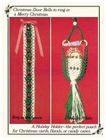 Macrame a Merry Christmas - Vintage Christmas Patterns Instant Download PDF 24 pages