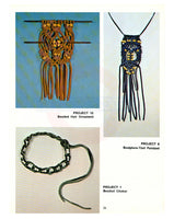 Macramé in Suede - Vintage 70s - 12 Macrame Patterns Instant Download PDF 56 pages
