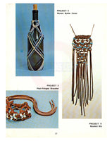 Macramé in Suede - Vintage 70s - 12 Macrame Patterns Instant Download PDF 56 pages
