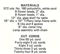 Vintage 70s "Floral Fantasy" Display Hanger Pattern Instant Download PDF 2.5 pages plus 4 pages of general instructions