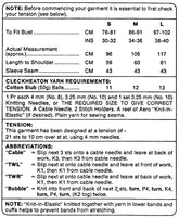 1980s Knitted Jumper Instant Download PDF 2 pages