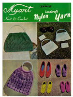 Myart Book 14 Knit & Crochet Nylon Yarn Instant Download PDF 20 pages
