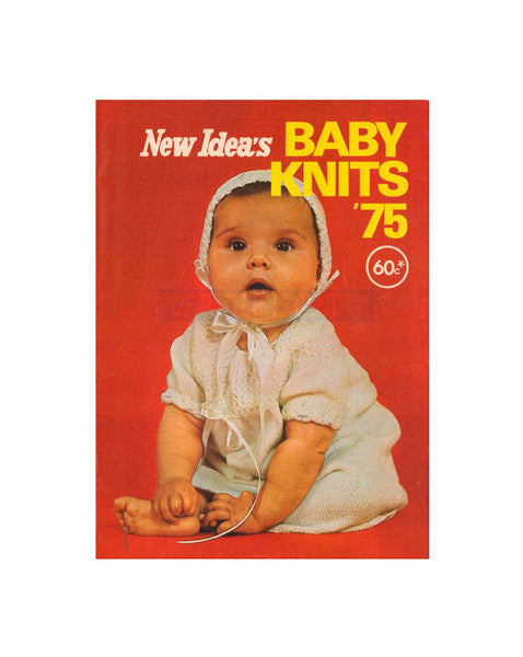 New Idea's Baby Knits '75 - Instant Download - PDF 32 pages