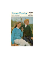 Patons 108 - Knitting Patterns for Girls' and Boys' Raglan Sweaters/Jumpers - Instant Download 20 PDF pages