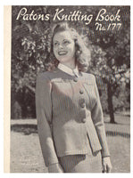Patons 177 - Knitting Patterns for Women's Jumpers, Sweaters, Vests, Cardigans Instant Download PDF 20 pages