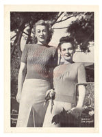 Patons 210 - 40s Knitting Patterns for Women's Jumpers, Sweaters, Vests, Cardigans, Dress Instant Download PDF 20 pages