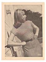 Patons 210 - 40s Knitting Patterns for Women's Jumpers, Sweaters, Vests, Cardigans, Dress Instant Download PDF 20 pages