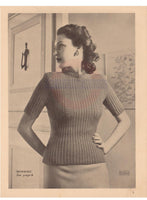 Patons 219 - 40s Knitting Patterns for Women's Sweaters and Cardigans Instant Download PDF 24 pages