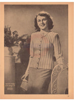 Patons 219 - 40s Knitting Patterns for Women's Sweaters and Cardigans Instant Download PDF 24 pages