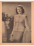 Patons 219 - 40s Knitting Patterns for Women's Sweaters and Cardigans Instant Download PDF 24 pages