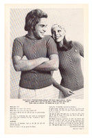 Patons 331 - 70s Knitting Patterns for Men's and Women's Jumpers, Vests, Dress, Singlet, and Shirt Instant Download PDF 20 pages