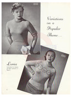 Patons 334 - 40s Knitting Patterns for Women's Sweaters and Cardigans Instant Download PDF 16 pages