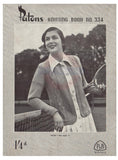 Patons 334 - 40s Knitting Patterns for Women's Sweaters and Cardigans Instant Download PDF 16 pages