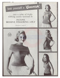 Patons 445 - 50s Knitting Patterns for Women's Jumpers, Sweaters and Cardigans Instant Download PDF 20 pages