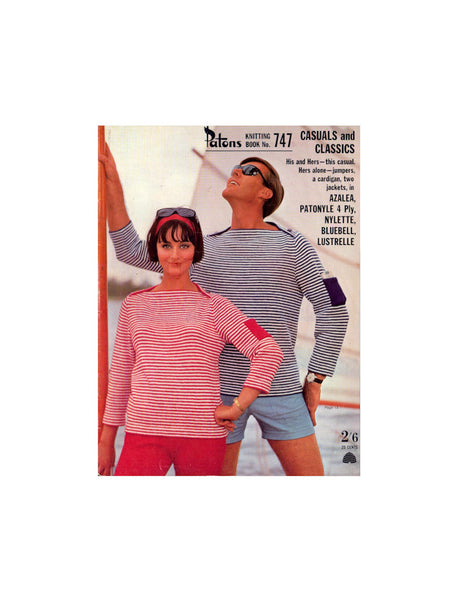 Patons 747 Knitting Book Knitting Patterns for Ladies' Sweaters