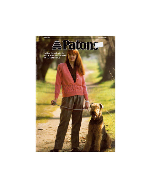 Patons 954 Knitting Patterns for Women's Cardigan, Jacket, Vest and Jumper Instant Download PDF 16 Pages