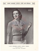 Patons & Baldwin Book 133 - 40s Knitting Patterns for Women's Jackets, Dressing Gown and Spencers - Instant Download PDF 20 pages