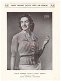 Patons & Baldwin Book 133 - 40s Knitting Patterns for Women's Jackets, Dressing Gown and Spencers - Instant Download PDF 20 pages