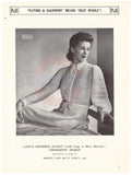 Patons & Baldwin Book 133 - 40s Knitting Patterns for Women's Jackets, Dressing Gown and Spencers - Instant Download PDF 20 pages