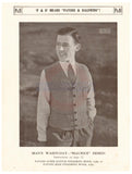 Patons & Baldwin's Knitting Book 122 - 40s Knitting Patterns for Men Instant Download PDF 20 pages