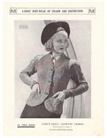 Patons & Baldwins' 128 - 40s Knitting Patterns for Women's Jumpers, Sweaters, Vests and Cardigans, Instant Download PDF 20 pages