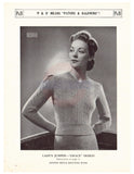 Patons & Baldwins' 128 - 40s Knitting Patterns for Women's Jumpers, Sweaters, Vests and Cardigans, Instant Download PDF 20 pages