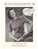 Patons & Baldwins' 128 - 40s Knitting Patterns for Women's Jumpers, Sweaters, Vests and Cardigans, Instant Download PDF 20 pages