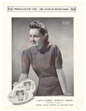 Patons & Baldwins' 128 - 40s Knitting Patterns for Women's Jumpers, Sweaters, Vests and Cardigans, Instant Download PDF 20 pages