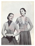 Patons & Baldwin Style - 50s Knitting Patterns for Jumpers/Sweaters and Cardigans for Women Instant Download PDF 32 pages