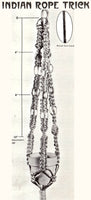 Two vintage 70s Indian Rope Trick + Pagoda Plant Hanger Patterns Instant Download PDF 2 +2 pages
