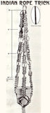 Two vintage 70s Indian Rope Trick + Pagoda Plant Hanger Patterns Instant Download PDF 2 +2 pages