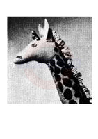 Vintage 50s Felted Toy Giraffe Pattern Instant Download PDF