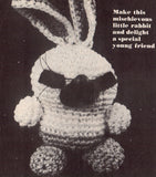 Crocheted Toy Rabbit Pattern Instant Download PDF 2 pages