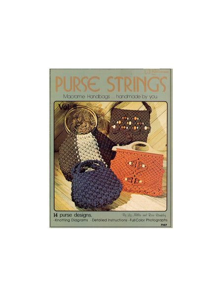 Purse Strings Vol. II - 14 Macrame Handbag Patterns Instant Download PDF 24 pages