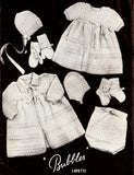 Charm Baby Layette Book II - Knitted Baby Clothing Patterns Instant Download PDF 15 pages