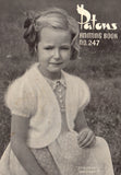 Patons 247 - 40s Angora Knitting Patterns for Women and Children Instant Download PDF 16 pages