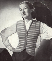 Patons 301 - 40s Knitting Patterns for Women's Sweaters, Cardigans and Vests Instant Download PDF 20 pages