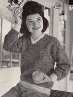 Patons 605 - Knitting Patterns for Girls' Jumpers - Instant Download 20 PDF pages