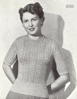 Patons 301 - 40s Knitting Patterns for Women's Sweaters, Cardigans and Vests Instant Download PDF 20 pages