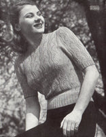 Patons 301 - 40s Knitting Patterns for Women's Sweaters, Cardigans and Vests Instant Download PDF 20 pages
