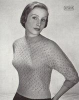 Patons 301 - 40s Knitting Patterns for Women's Sweaters, Cardigans and Vests Instant Download PDF 20 pages