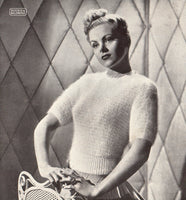 Patons 247 - 40s Angora Knitting Patterns for Women and Children Instant Download PDF 16 pages