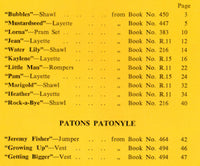 Patons R.23 - Knitting Designs for Babies' Layettes and Shawls Instant Download PDF 68 pages